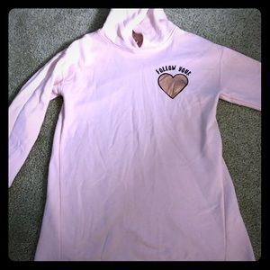 Justice Pink Hoodie Dress